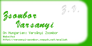 zsombor varsanyi business card